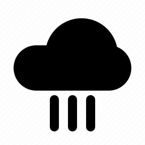 Rain, rainfall, showery, weather icon - Download on Iconfinder