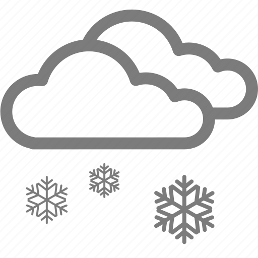 Cloud, cloudy, snow, snowy, weather, winter icon - Download on Iconfinder