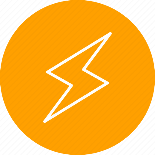 Lightning, bolt, lightning button icon - Download on Iconfinder