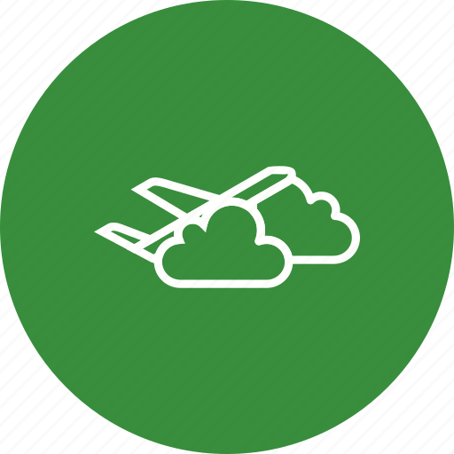 Cloud, plane, airplane icon - Download on Iconfinder