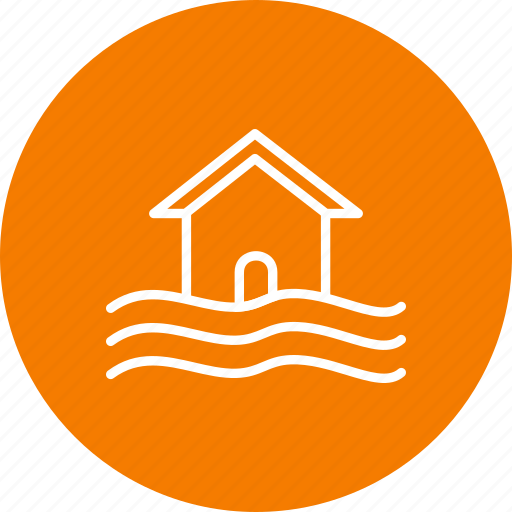 Flood, warning, flood symbol icon - Download on Iconfinder