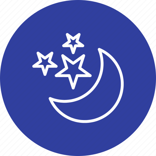 Moon, night, moon and stars icon - Download on Iconfinder