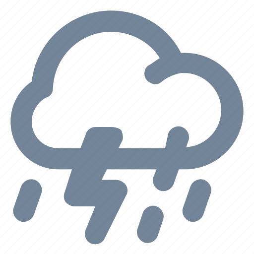 Thunderstorm, thunder, storm, rain icon - Download on Iconfinder