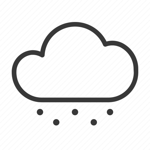 Cloud, forecast, moon, rain, rainny, snowflake, weather icon - Download on Iconfinder