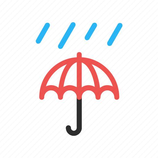 Color, forecast, line, rain, storm, umbrella, weather icon - Download on Iconfinder