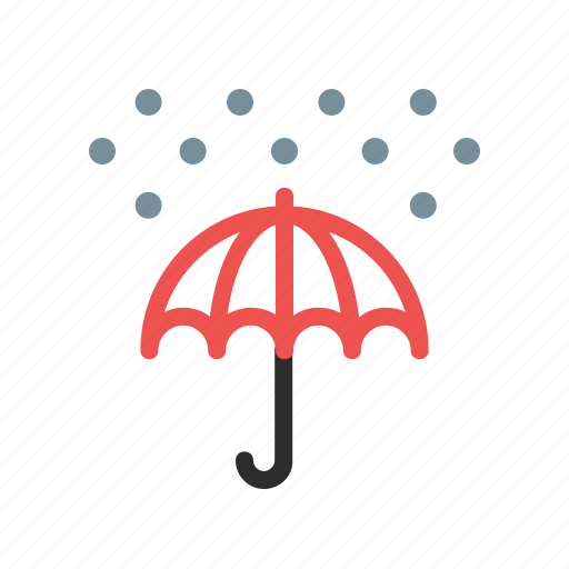 Color, forecast, line, snow, snowfall, umbrella, weather icon - Download on Iconfinder