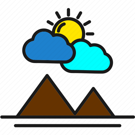 Cloud, cloudy, nature, sky, sun icon - Download on Iconfinder
