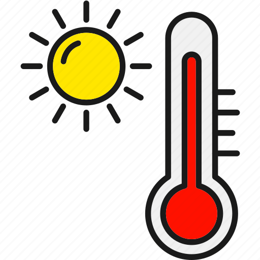 Forecast, high, hot, summer, temperature icon - Download on Iconfinder