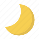 moon, cloud, forecast, night, weather
