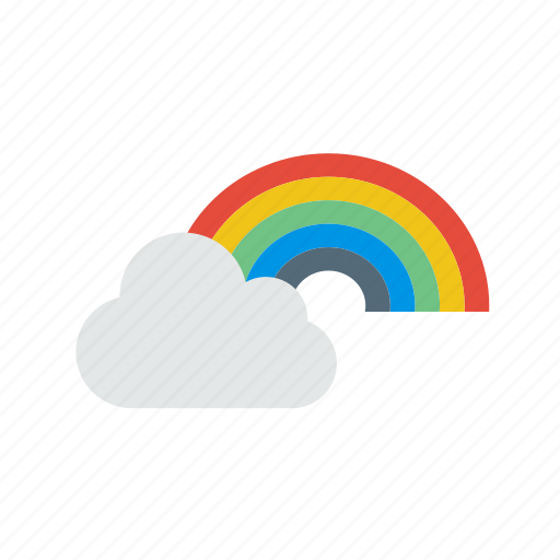 Rainbow, cloud, colorful, forecast, weather icon - Download on Iconfinder