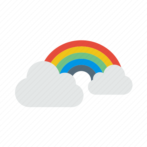 Rainbow, cloud, colorful, forecast, weather icon - Download on Iconfinder