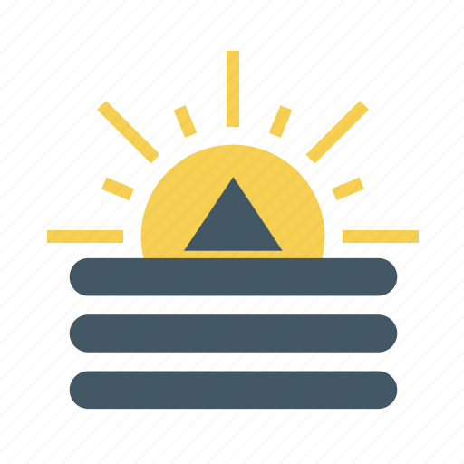 Sunrise, morning, sun, sunset, weather icon - Download on Iconfinder