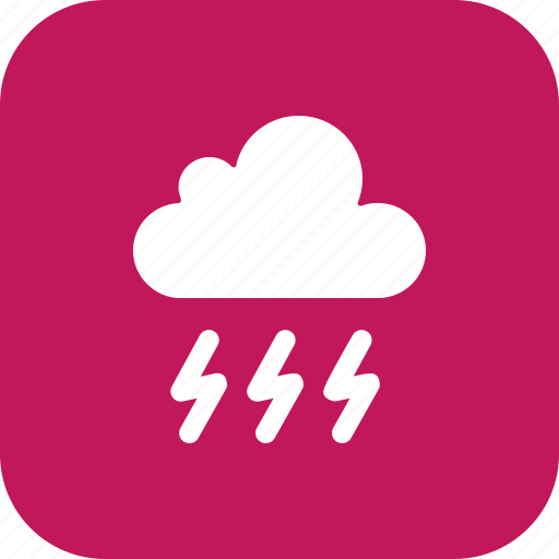 Bad weather, cloud, lightning icon - Download on Iconfinder