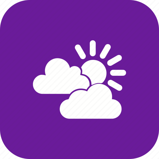 Cloud, mostly cloudy, sun and clouds icon - Download on Iconfinder