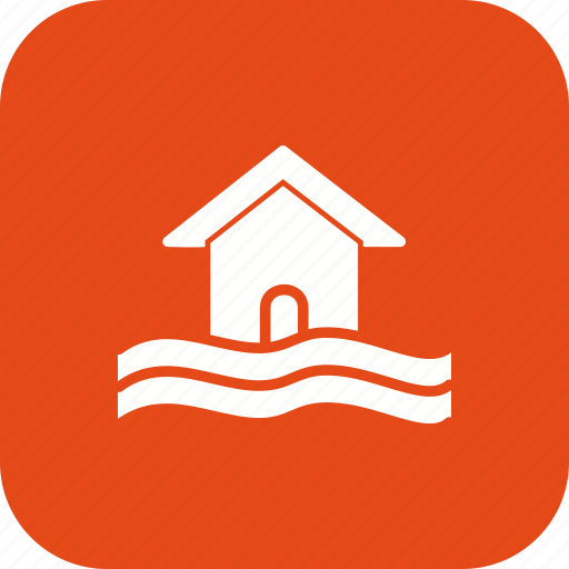 Flood, warning, flood symbol icon - Download on Iconfinder