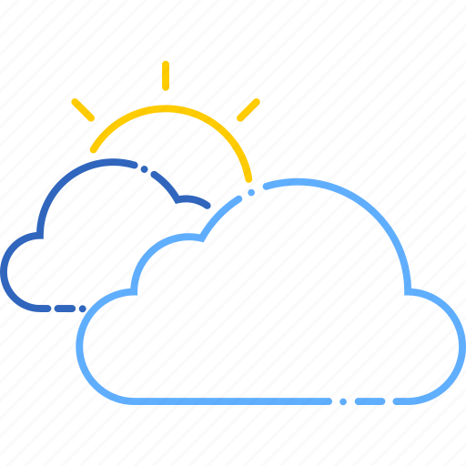 Cloud, cloudy, day, forecast, sun, weather icon - Download on Iconfinder