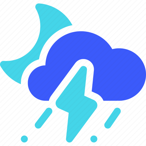 25px, iconspace, night, rainy, storm icon - Download on Iconfinder