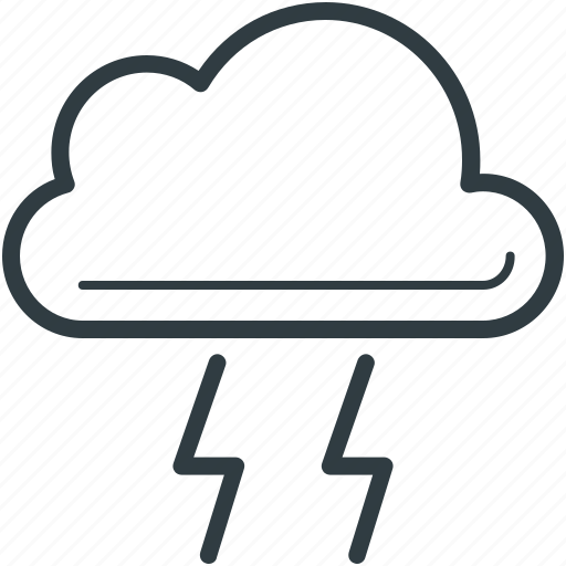 Cloud lightning, power bolt, sky cloud, storm cloud, thunderstorm icon - Download on Iconfinder