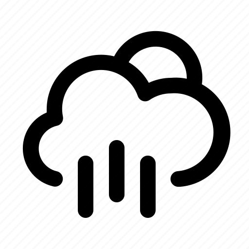 Cloud, day, moon, rain, weather icon - Download on Iconfinder