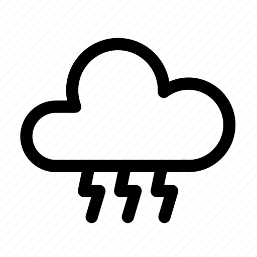 Weather, cloud, lightning, thunder, storm icon - Download on Iconfinder