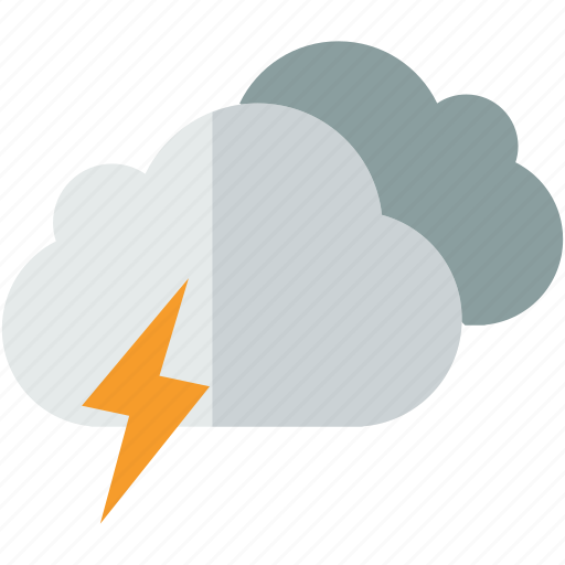 Cloud, flash, forecast, weather icon - Download on Iconfinder