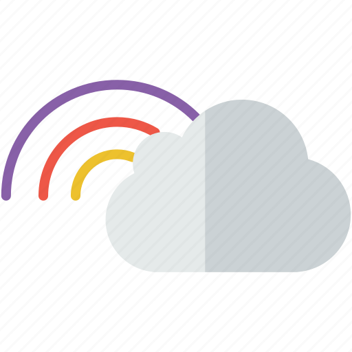 Cloud, forecast, rainbow, weather icon - Download on Iconfinder