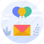 contact, email, envelope, send, ballon 