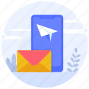 email, letter, mail, message, send