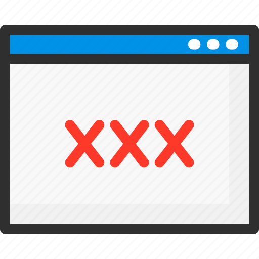 Access, adult, browser, page, web, website, xxx icon - Download on Iconfinder