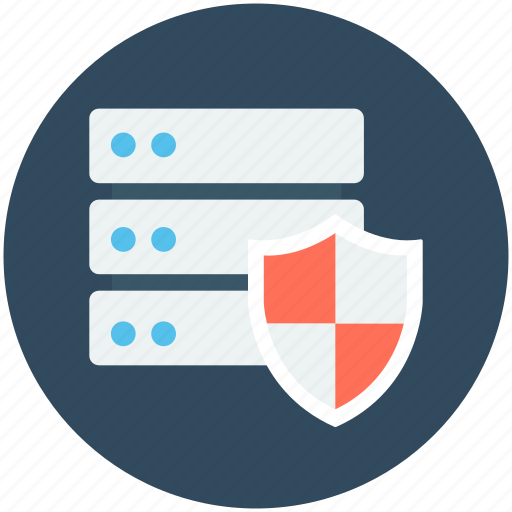 Data protection, server, server protection, server safety, shield icon - Download on Iconfinder