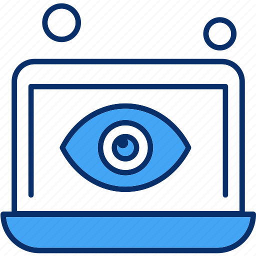 Eye, laptop, look, view icon - Download on Iconfinder