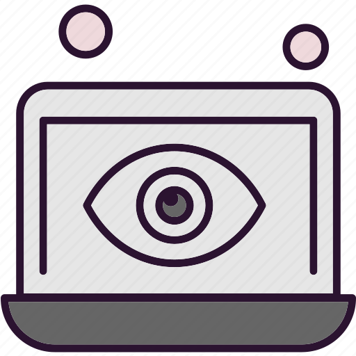 Eye, laptop, look, view icon - Download on Iconfinder