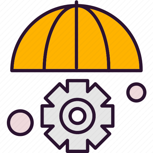 Gear, options, setting, umbrella icon - Download on Iconfinder