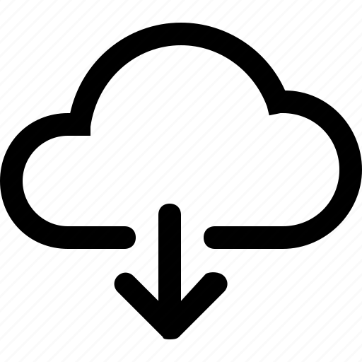 Cloud, down, download icon - Download on Iconfinder