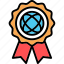 global, badge, achievement, award, reward