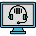 call centre, headphone, audio, earphone, sound