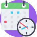 calendar, clock, event, deadline, schedule