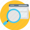 find, magnifier, search, document, content