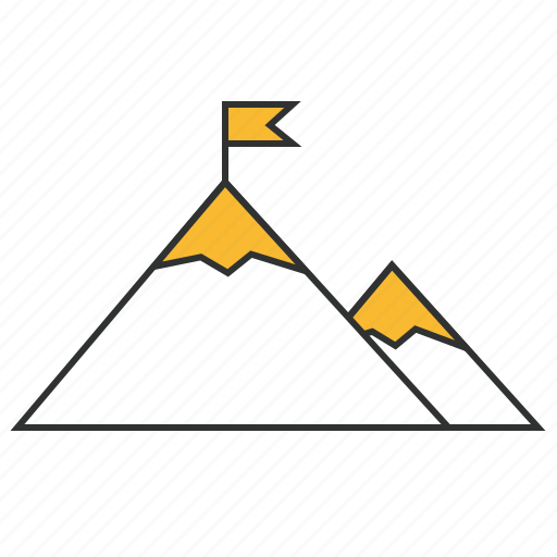 Climb, education, flag, high, maximum, mountain, peak icon - Download on Iconfinder