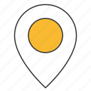 contacts, geolocation, location, point, map, navigation, pin
