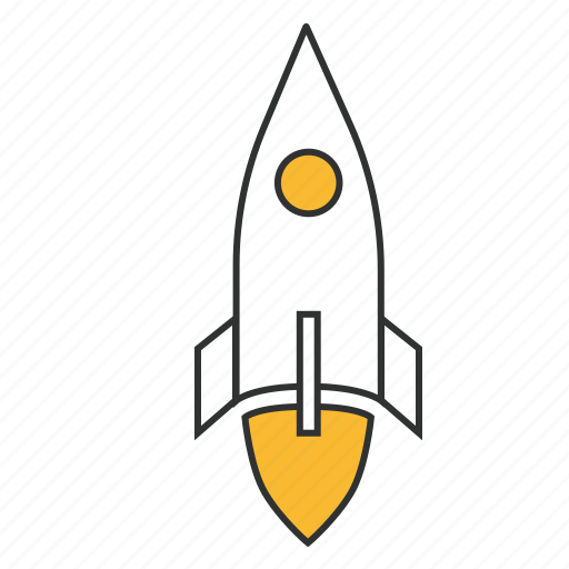 Jet, jet-propelled projectile, missile, rocket, satellite, startup icon - Download on Iconfinder