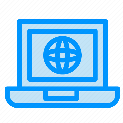 Globe, internet, laptop, world icon - Download on Iconfinder