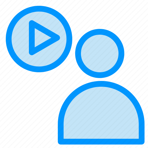 Play, user, video, watch icon - Download on Iconfinder