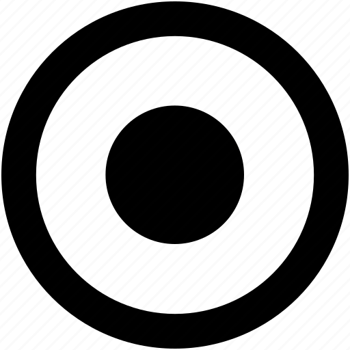 Bullseye, circle, dartboard, shape, target icon - Download on Iconfinder