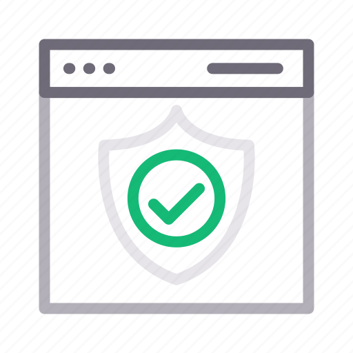 Browser, protection, security, shield, webpage icon - Download on Iconfinder