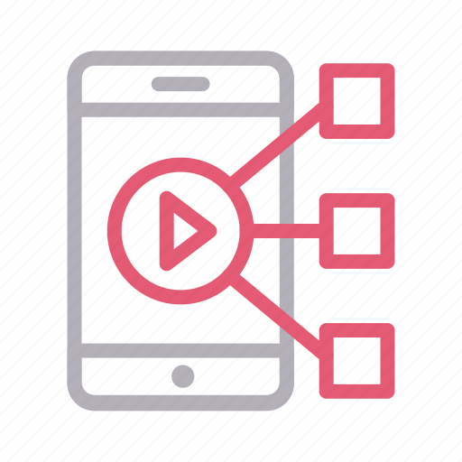 Ads, mobile, phone, play, video icon - Download on Iconfinder
