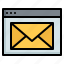 email, message, envelope, communications, web, browser, website 