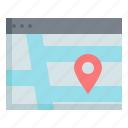 map, location, street, web, browser, website, gps 