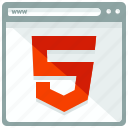 browser, website, html 5, interface