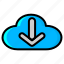 icon, color, cloud, weather, storage, data, database, server, forecast 